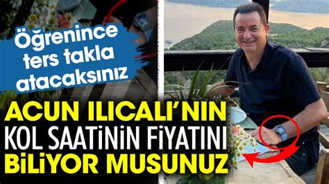 Acun'un kolundaki saat 9 milyon 438 bin 862 TL. Acun .